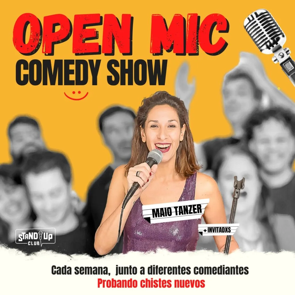 Dónde salir un miércoles en CABA: Humor, comida y buena onda en el Open Mic del Stand Up Club 1 Dónde salir un miércoles en CABA
