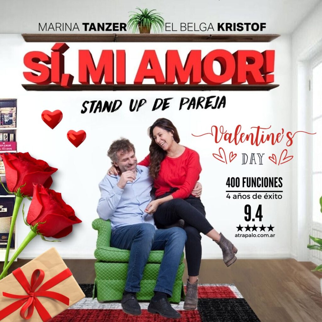 Espectáculo de Humor para Dos: "Sí, Mi Amor" – El Plan Perfecto para San Valentín 1 Espectáculo de humor para dos
