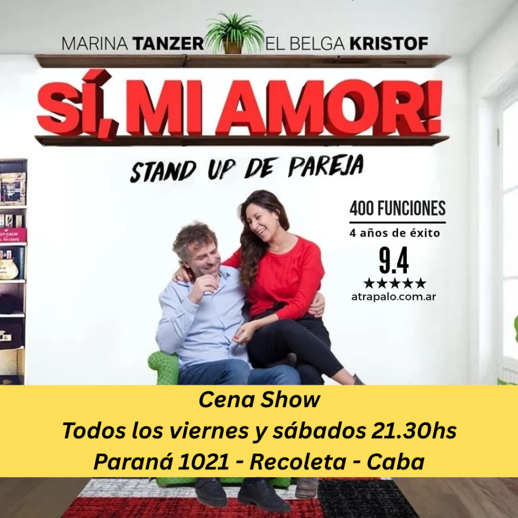 Humor sobre parejas reales en Buenos Aires: Descubrí “Sí, Mi Amor!” en Recoleta 8 humor sobre parejas reales en Buenos Aires