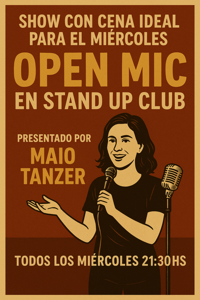 show con cena ideal para el miercoles