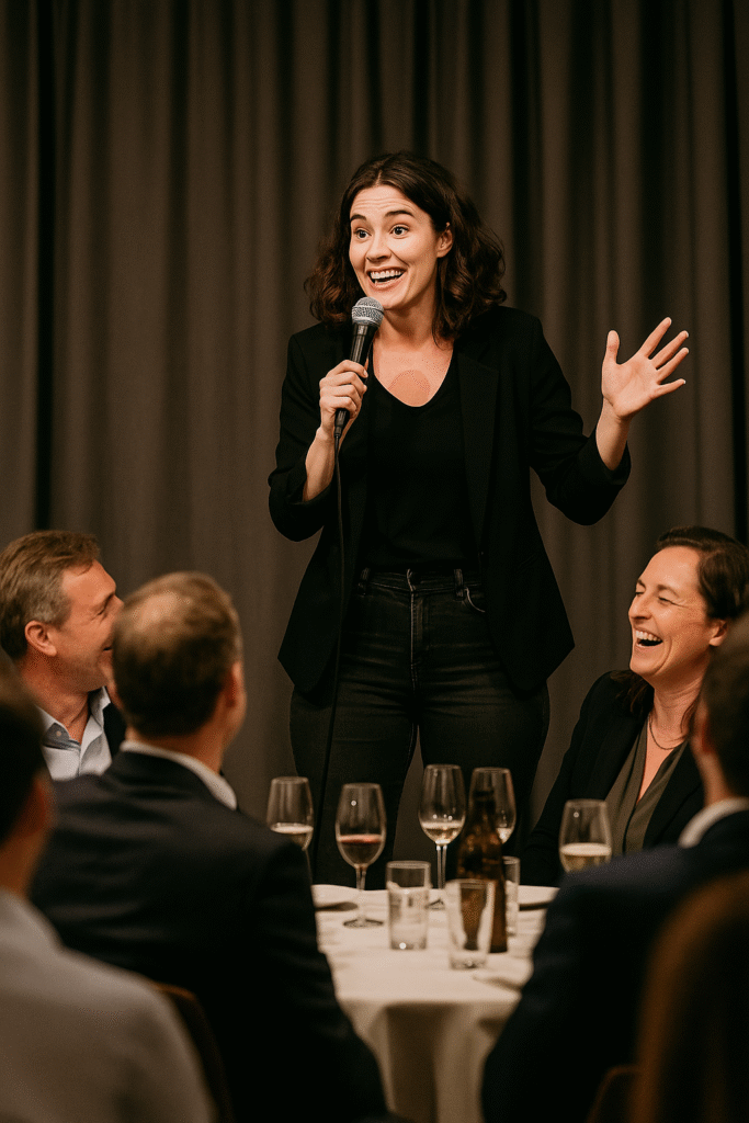 contratar humor para fiesta empresarial