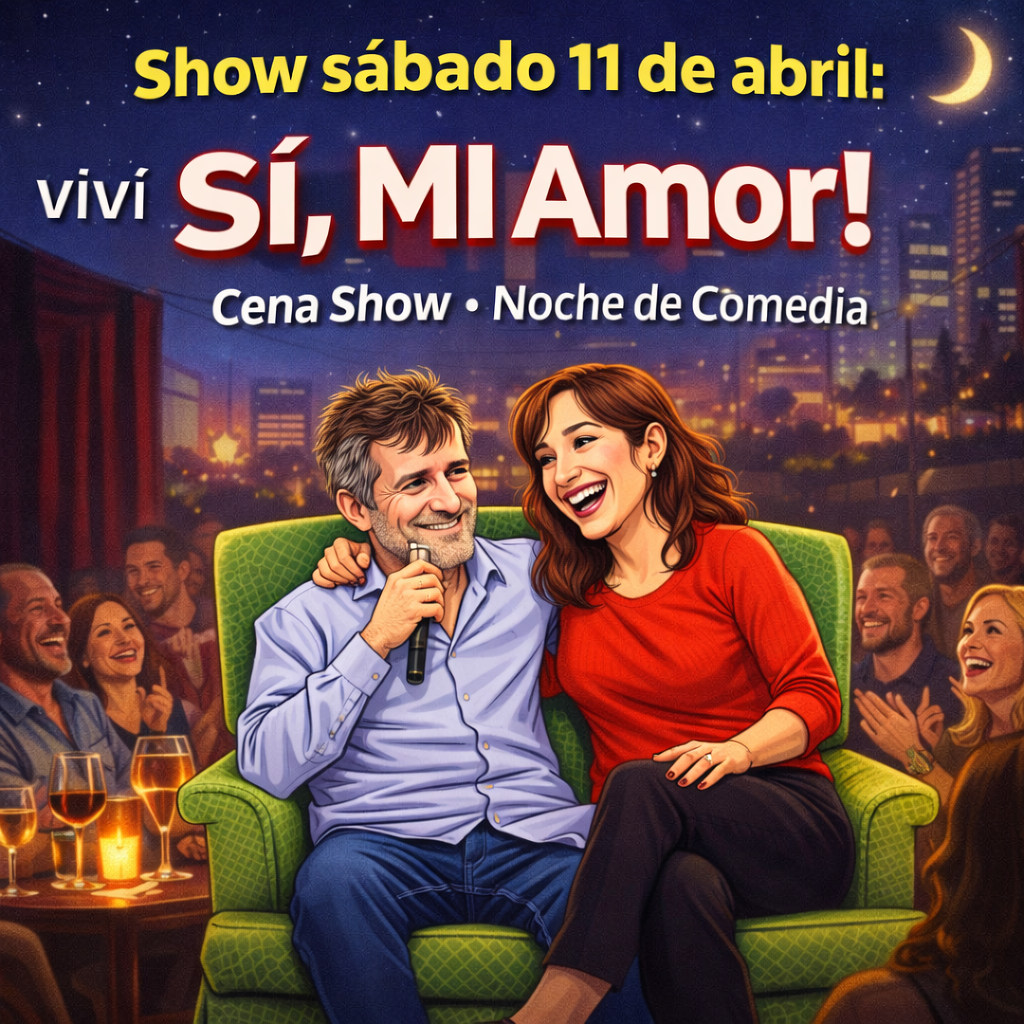Show sábado 11 de abril - Stand-up comedy show in comedy club