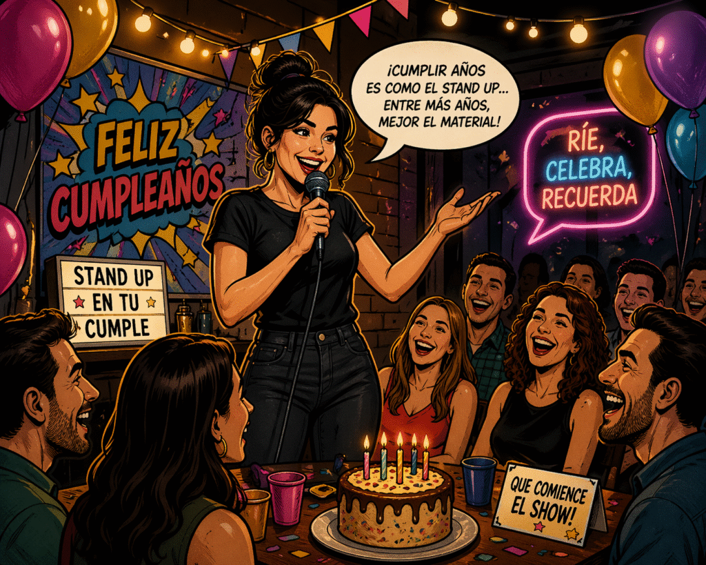 Stand Up en un cumpleaños