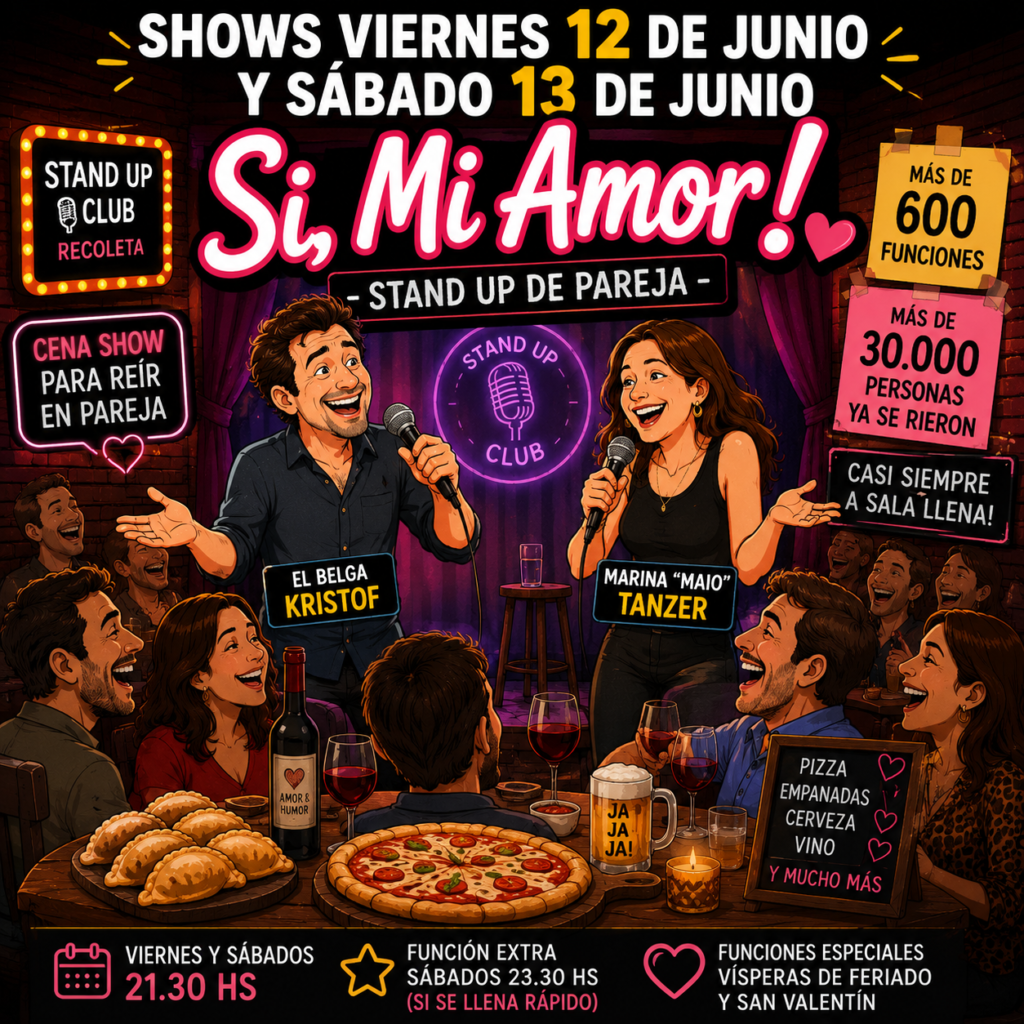 Shows viernes 12 de junio y sábado 13 de junio