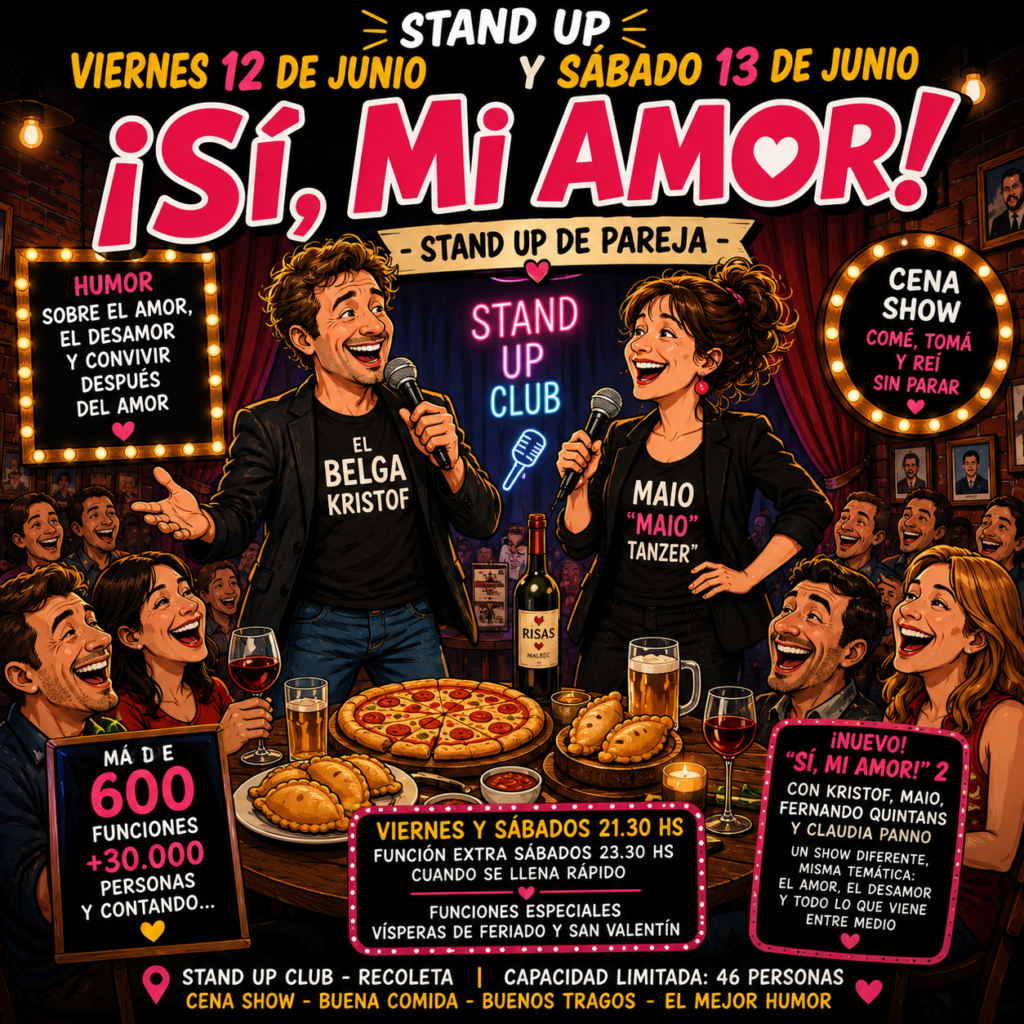 Stand Up viernes 12 de junio y sábado 13 de junio